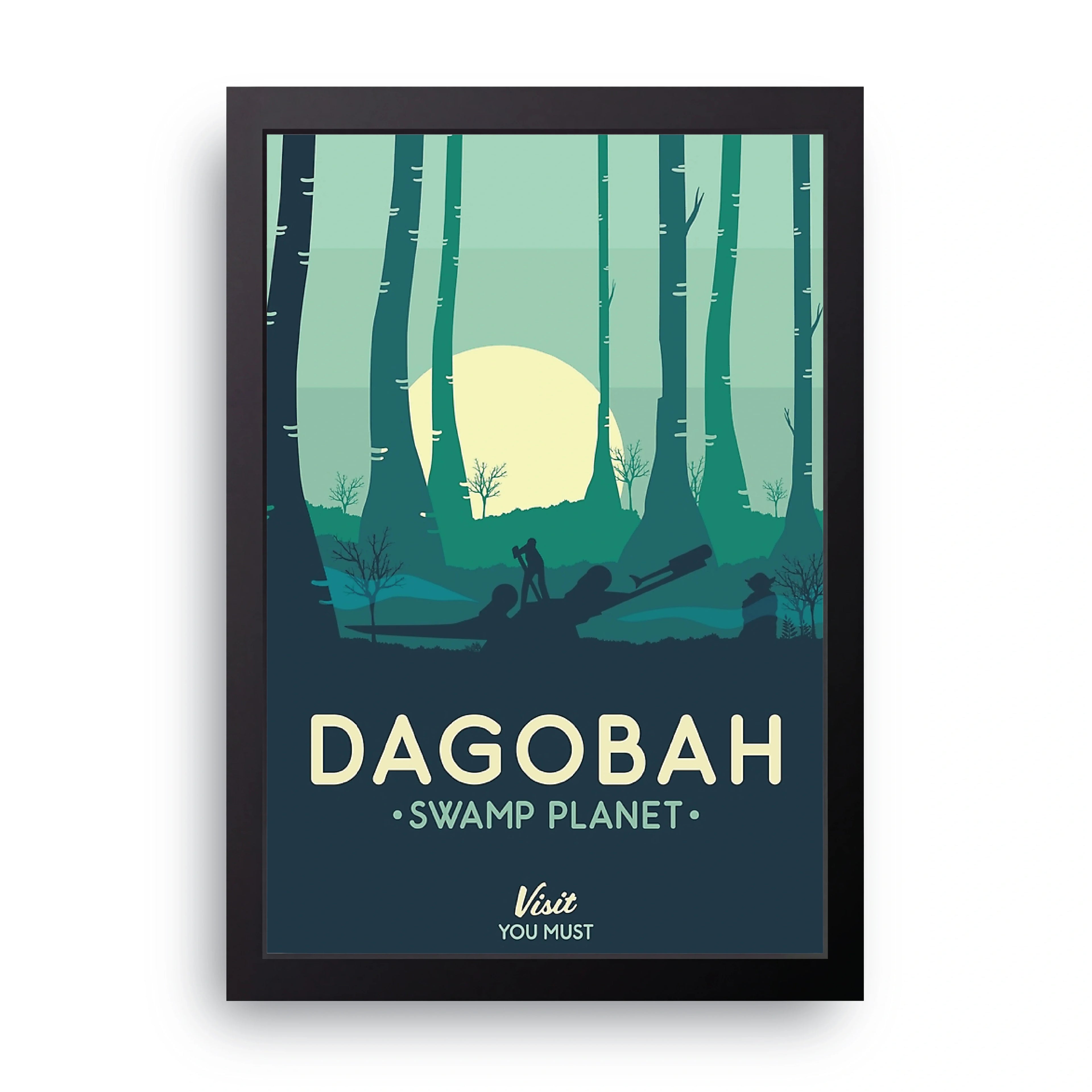 Dagobah framed wall art print — HIBR
