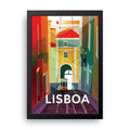 Lisboa framed wall art print — HIBR