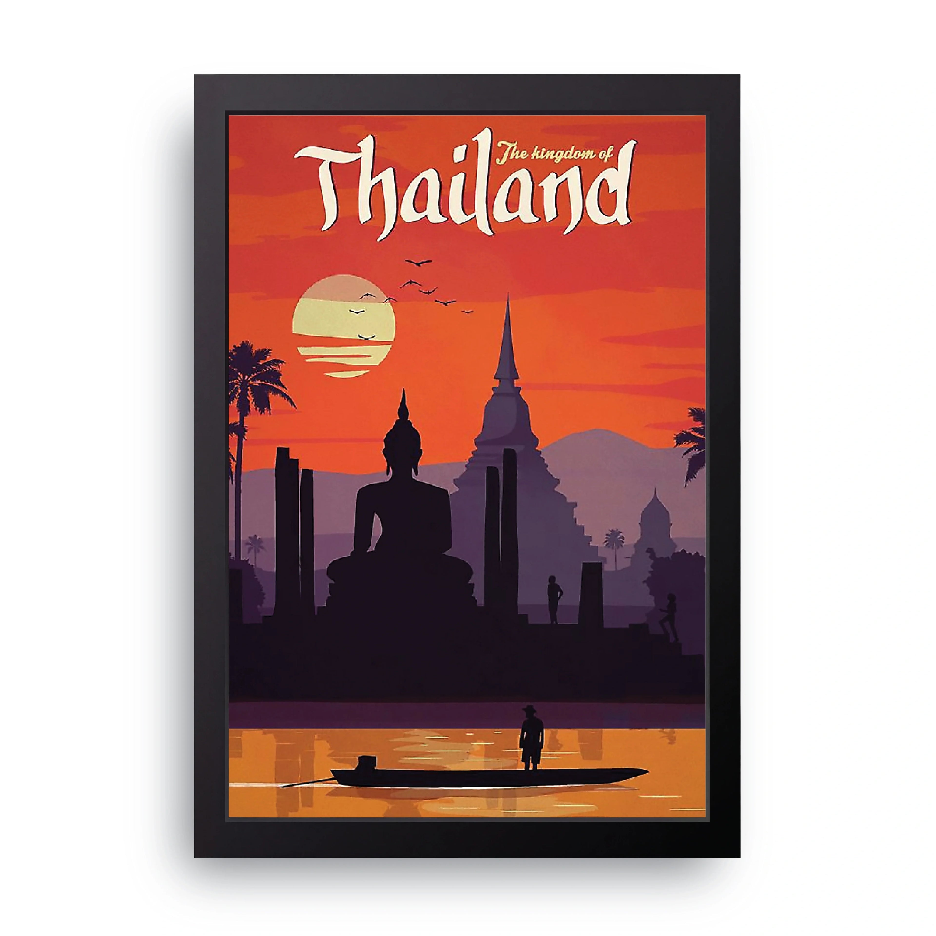 Thailand framed wall art print — HIBR