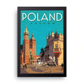 Krakow framed wall art print — HIBR