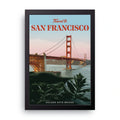 San Francisco framed wall art print — HIBR