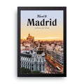 Madrid framed wall art print — HIBR