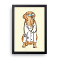 Doctor Dog framed wall art print — HIBR