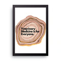 Veterinary For All framed wall art print — HIBR