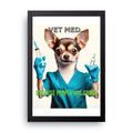 Vet Chihuahua framed wall art print — HIBR