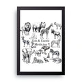 Zoo Medicine framed wall art print — HIBR