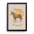 Veterinary Horse framed wall art print — HIBR