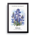 Texas Flower Market framed wall art print — HIBR