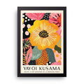 Yayoi Kusama framed wall art print — HIBR