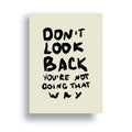 DON'T LOOK BACK