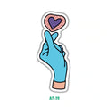 GLOVES FINGERS HEART