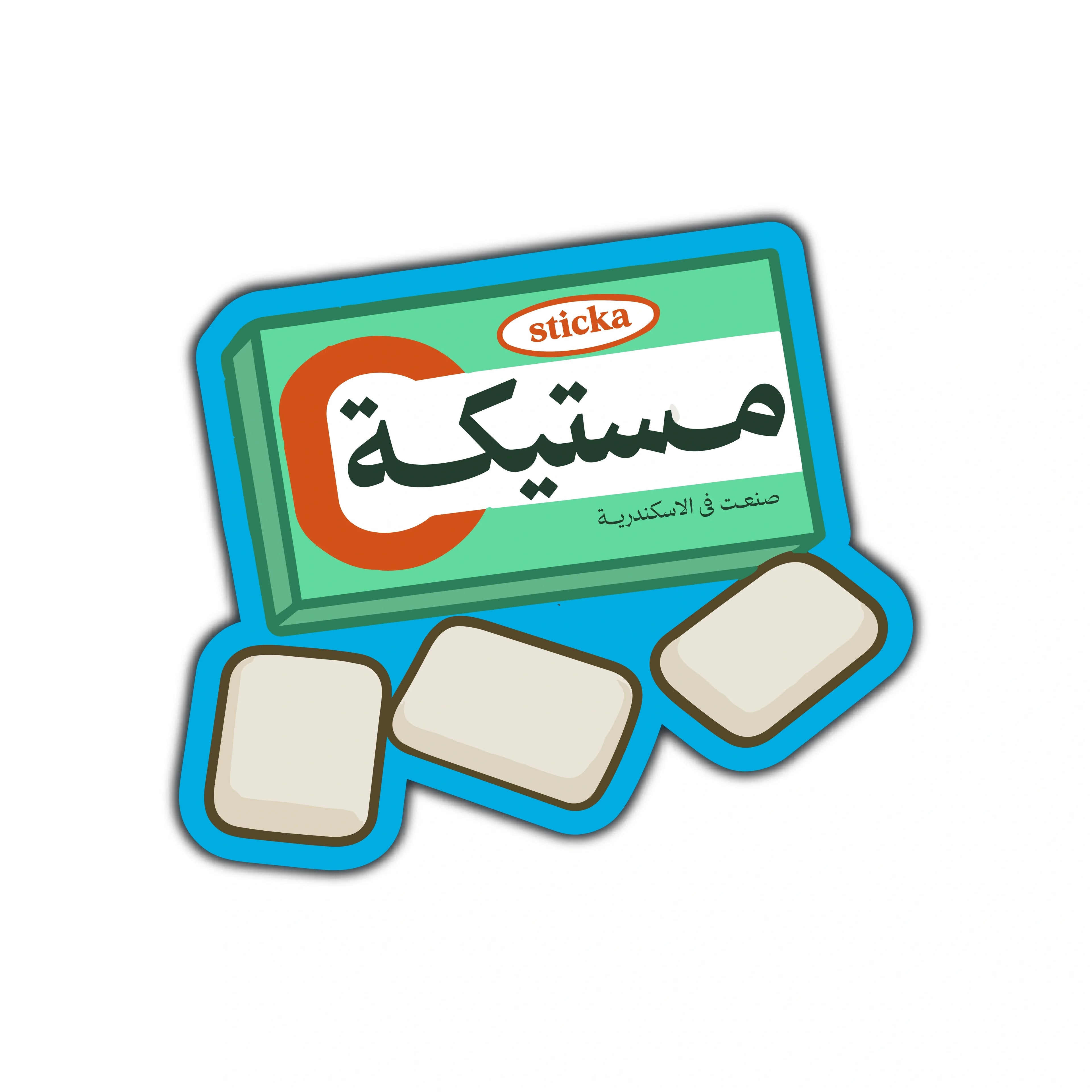 Mastika Sticker – Alexandria Nostalgia Vinyl Sticker