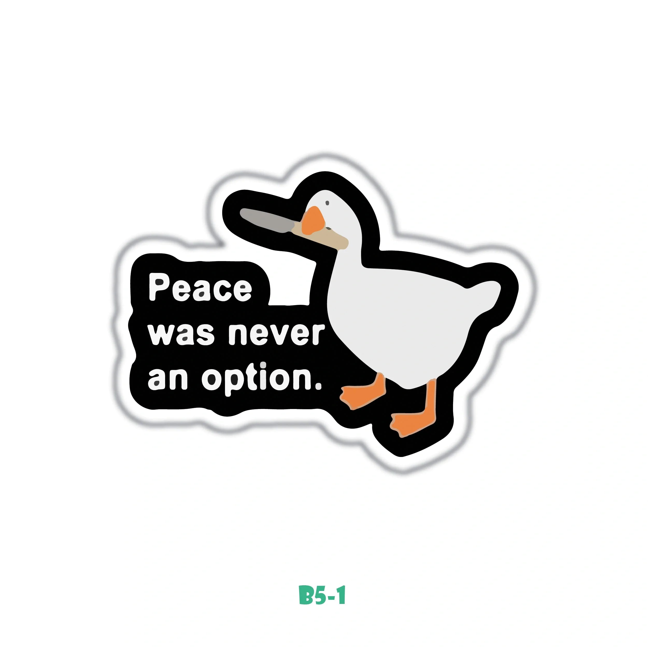 PEACE WAS NEVER AN OPTION