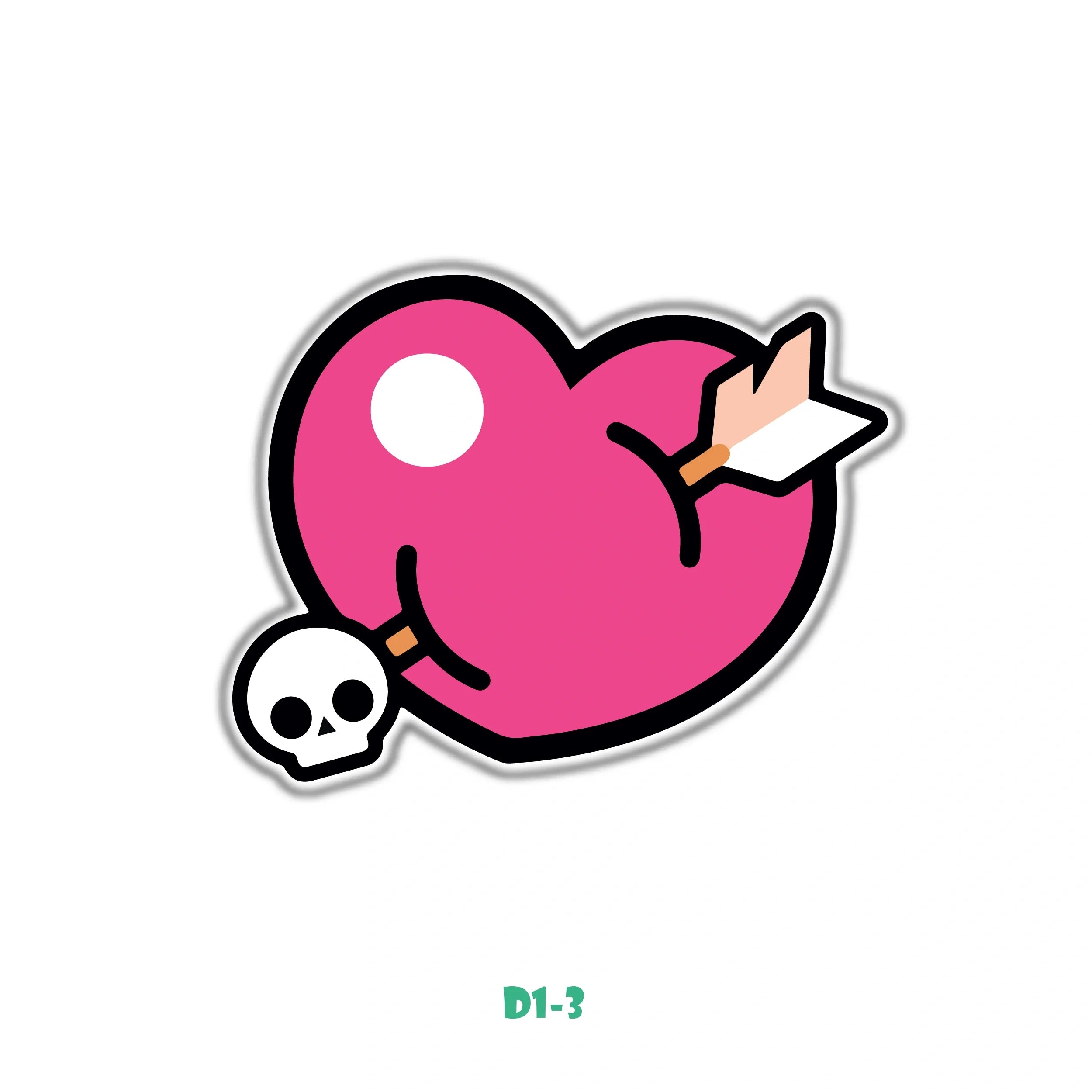 HOT PINK HEART