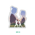 Lee Shang and Mulan Stickers