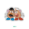 Mr. Potato Head and Mrs. potato head