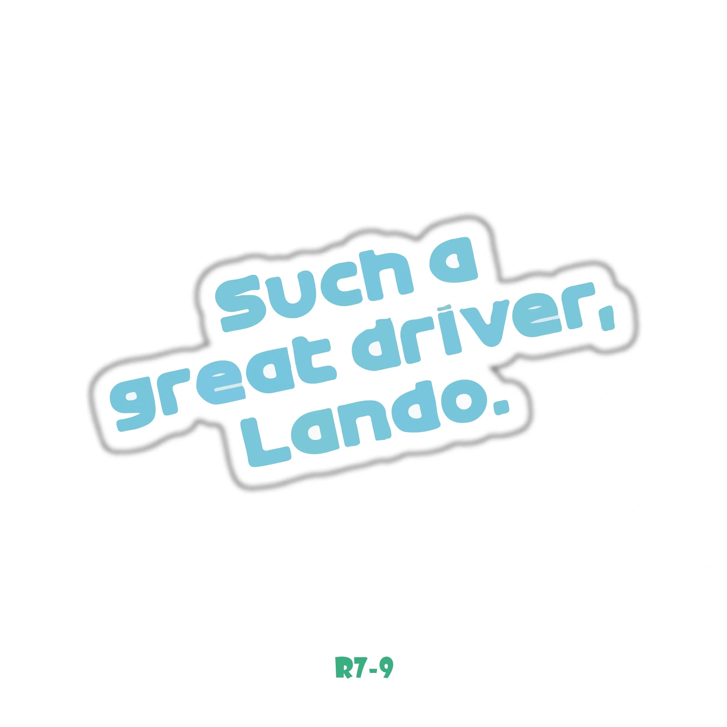 SUCH A GREAT DRIVER