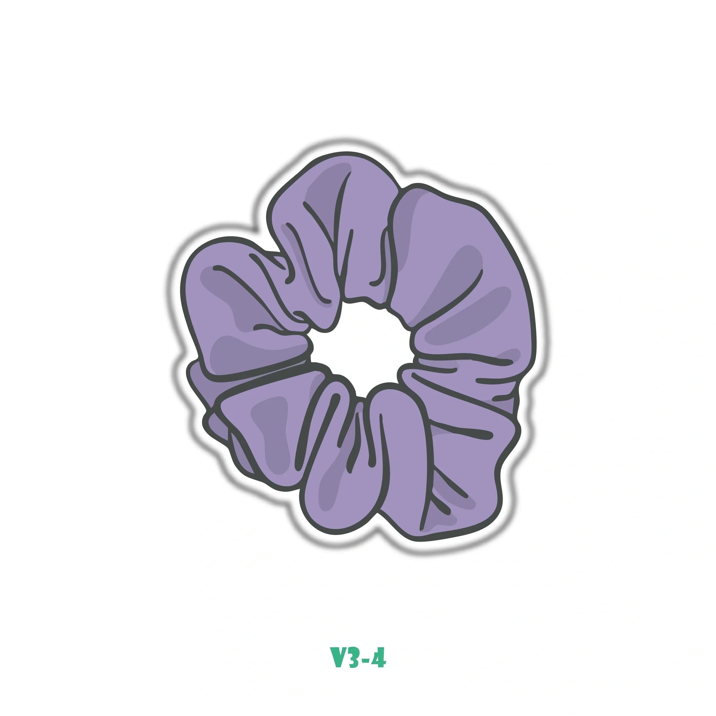 PURPLE SCRUNCHIE